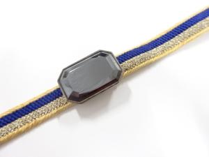 アンティーク　ヘマタイト　帯留め